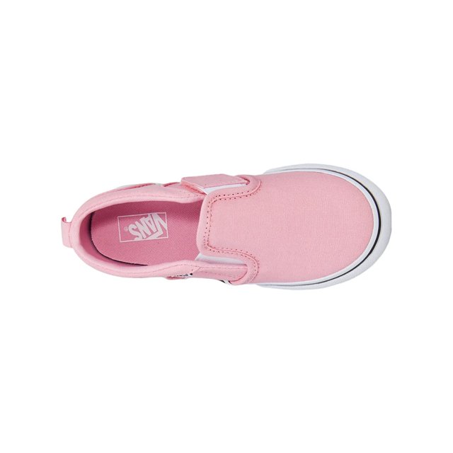 Vans Toddler Girls Asher Slip On Sneaker in Coral Blush Size 6 Medium