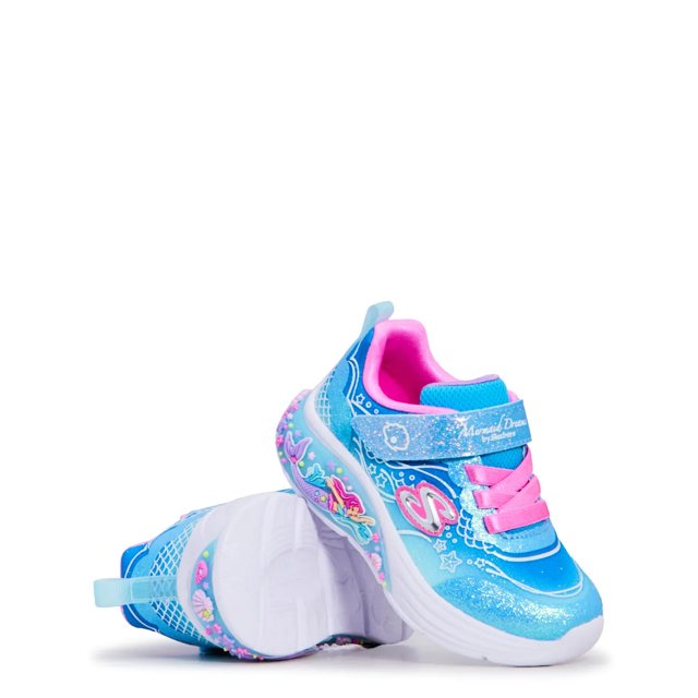 Skechers Toddler Girls' My Dreamers-Lil Mermaid Running Shoe