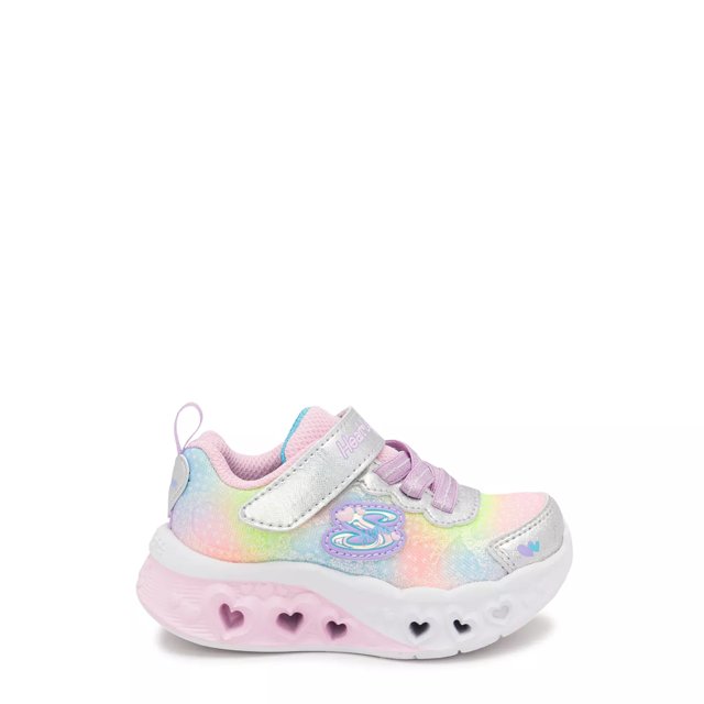 Skechers Toddler Girl s Flutter Heart Lights Simply Love Sneaker