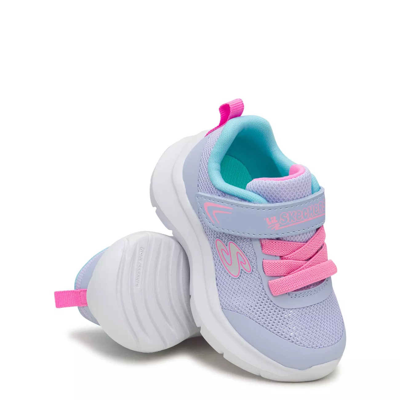 Toddler Girls' Skech Fast Playful Wish Running Shoe