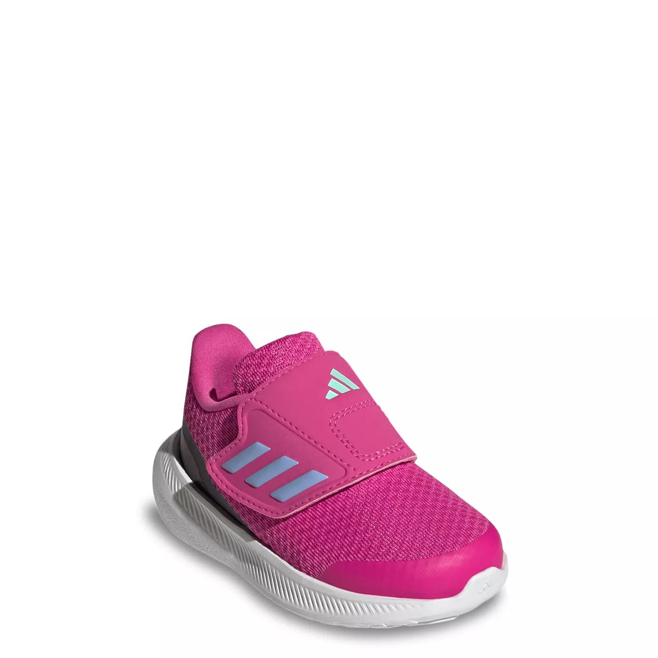 Adidas Toddler Girls RunFalcon 3.0 A C Running Shoe in Lucid Fuchsia Blue Dawn Black Size 5 Medium