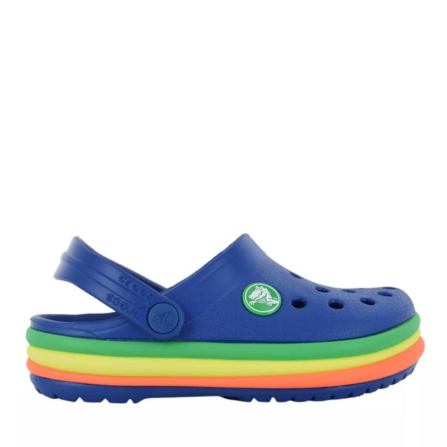 Toddler rainbow crocs store