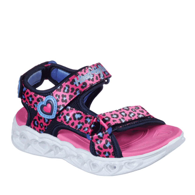 Skechers Toddler Girl's Heart Lights Sandal | The Shoe Company