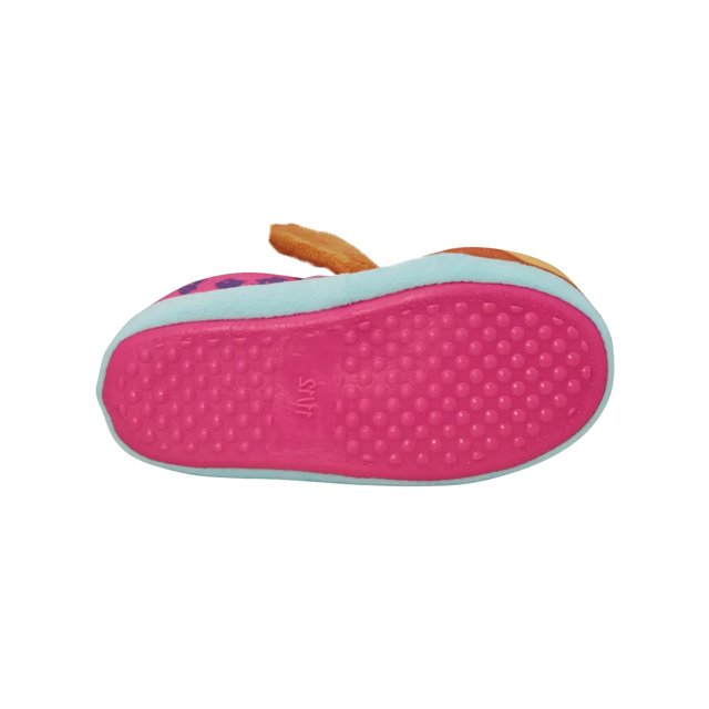 Girls red slippers clearance