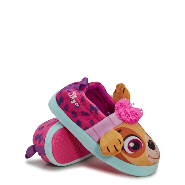 Pink girls slippers clearance
