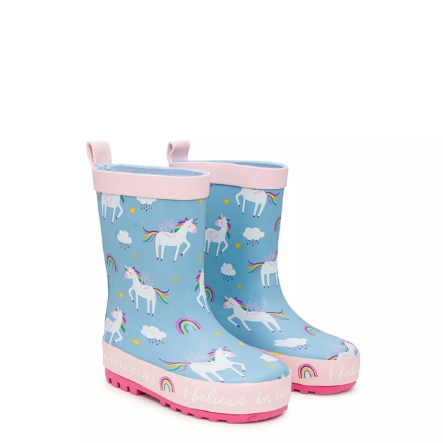 Unicorn rain boots toddler clearance