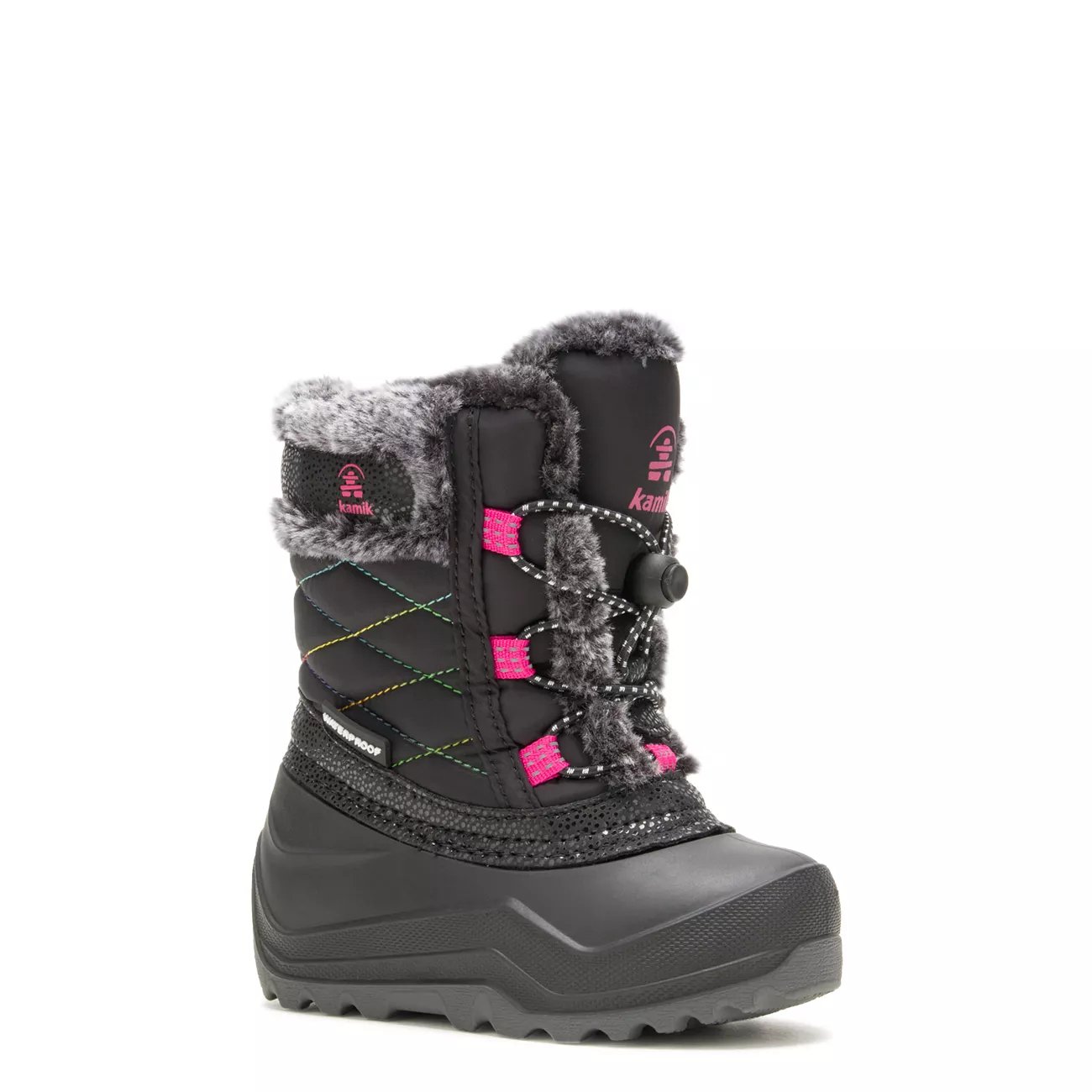 Black snow boots for girls best sale