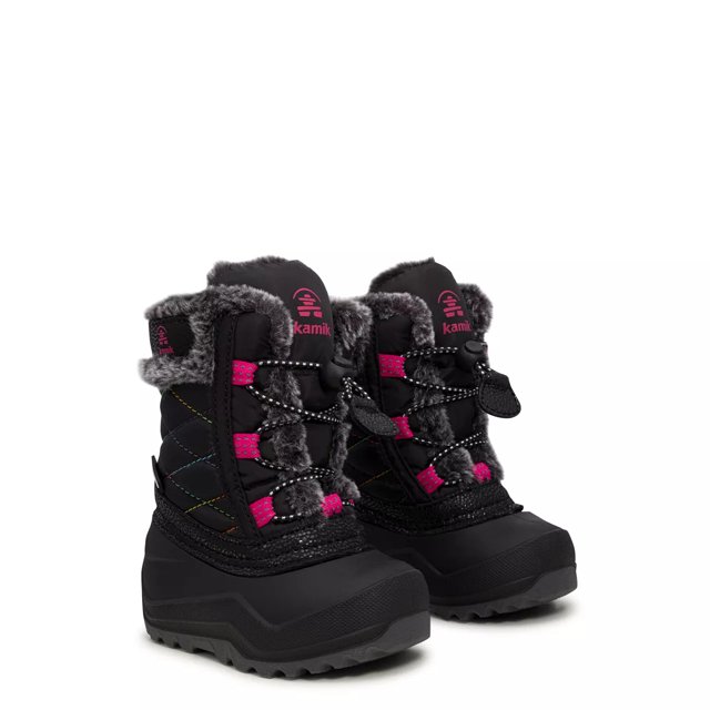 Black toddler winter boots online