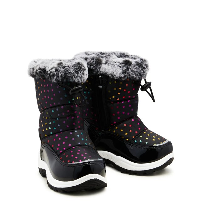Elements Toddler Girls Rainbow Stars Waterproof Winter Boot