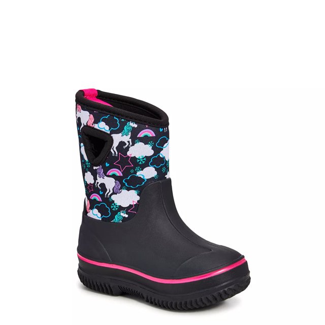 Girls unicorn rain boots top
