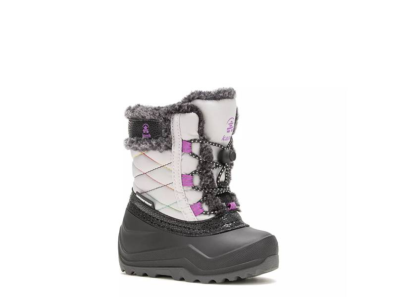 Kamik Women's Snowgem Winter Boots Black 6