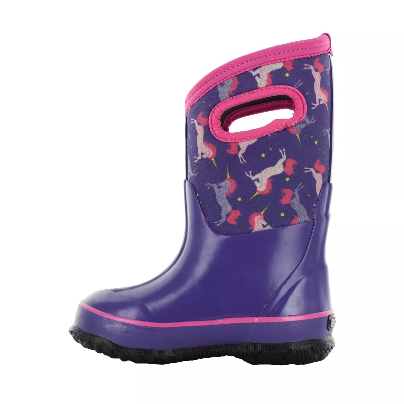 purple unicorn boots