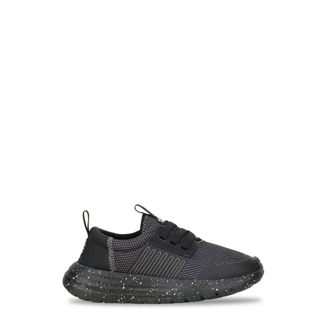 Hey Dude Youth Boys Varsity Running Shoe in Black Size 1 Medium