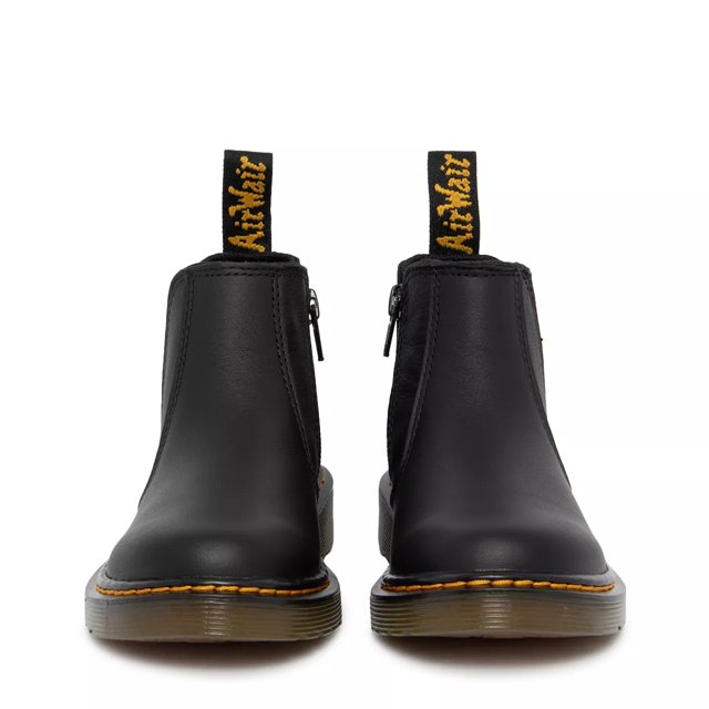 Dr. Martens UK Sizing Youth 2976 Black Softy T Chelsea Boot The