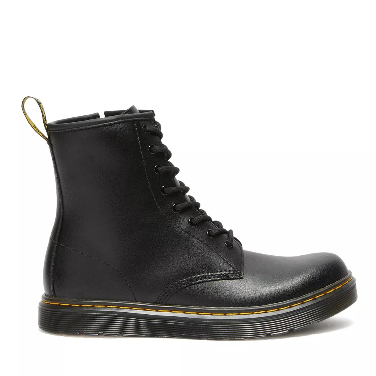 Dr. Martens UK Sizing Youth Boy's Zavala Combat Boot | The Shoe Company