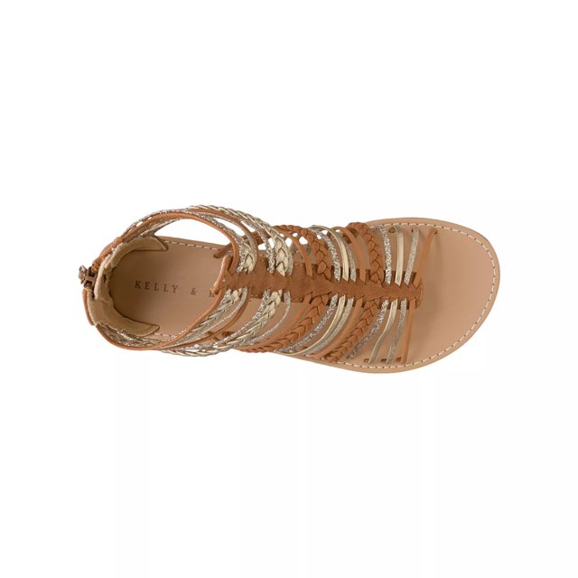 Girls gladiator sandals store