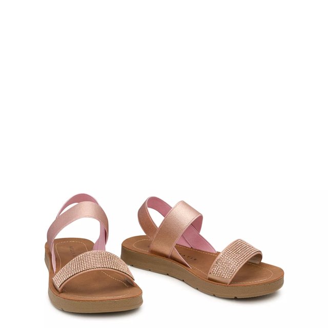 Girls rose gold sandals hot sale