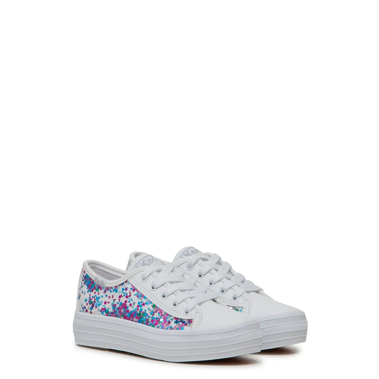 Youth Girls' Triple Up Glitter Under Glass Sneaker