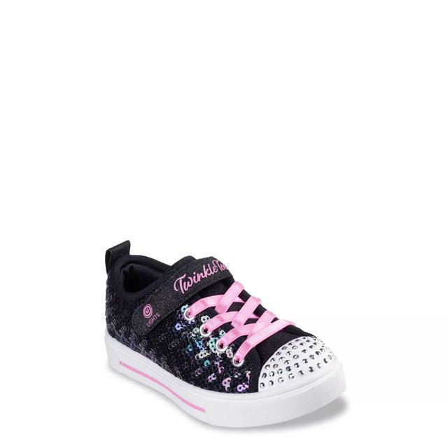 Black twinkle toes skechers outlet