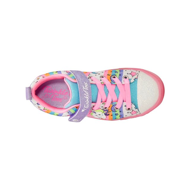 Skechers Youth Girls Twinkle Toes Twinkle Sparks Ice Unicorn Burst Sneaker
