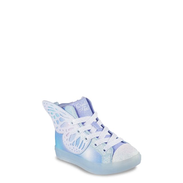 Skechers Girls' Twinkle Sparks Ice Flutter Glitz High-Top Sneaker