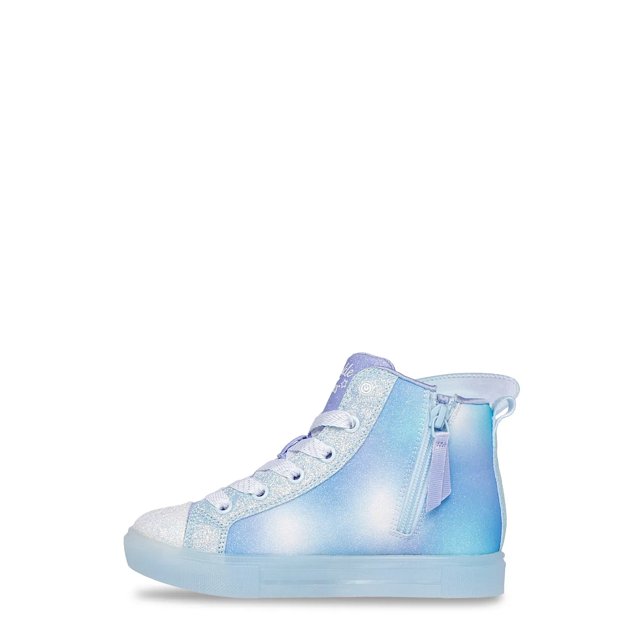 Skechers Girls' Twinkle Sparks Ice Flutter Glitz High-Top Sneaker