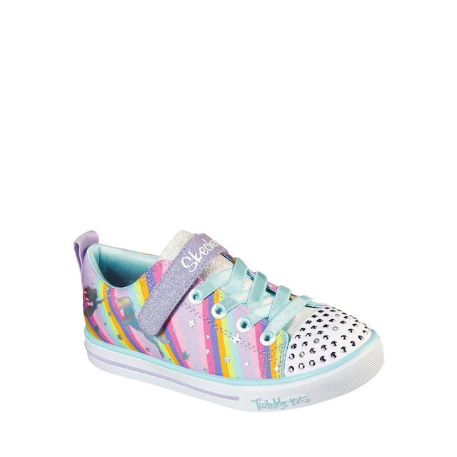 Skechers Youth Girl's Sparkle Lite Magical Rainbows Sneaker | The Shoe ...
