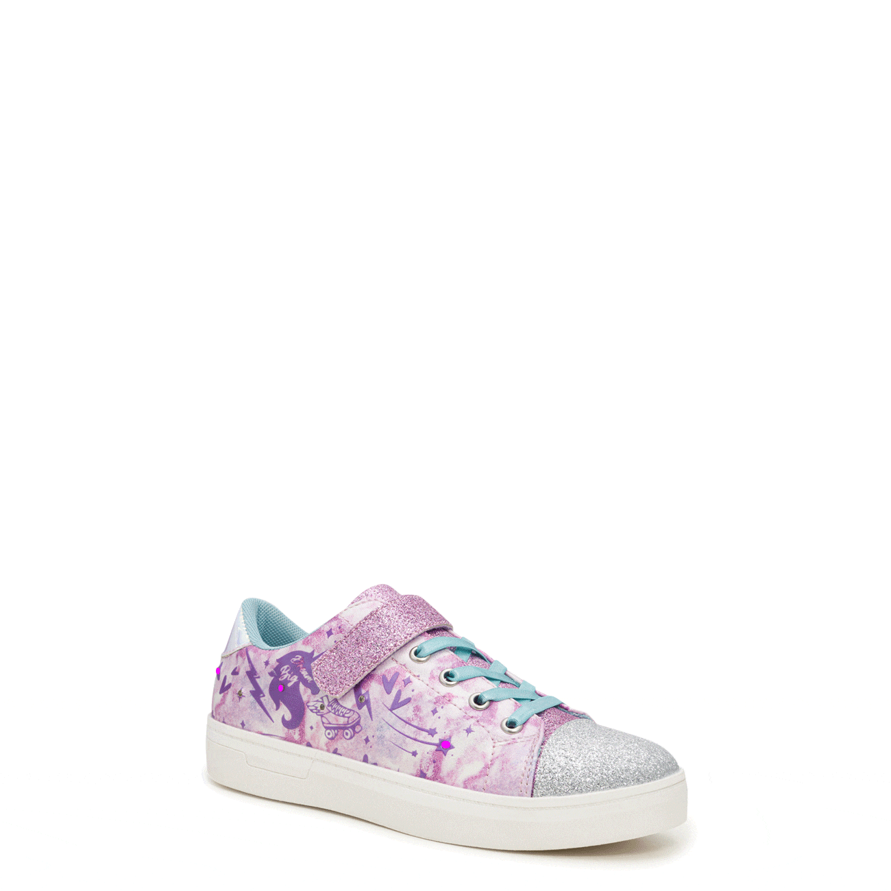 Youth Girls' Sparkle Low 2 Light-Up Sneaker