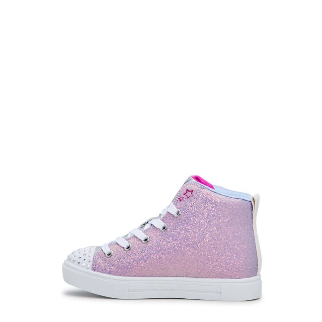 skk._.i☘️ Skechers Youth Girls' Twinkle Sparks Galaxy High Top Sneaker