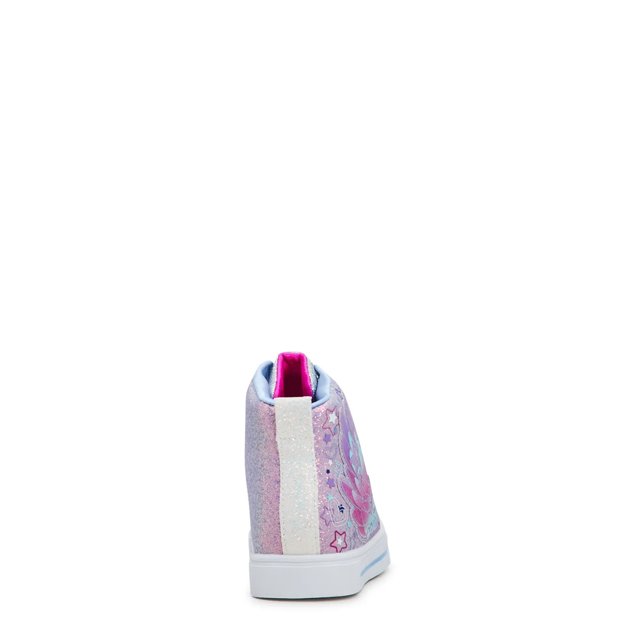 skk._.i☘️ Skechers Youth Girls' Twinkle Sparks Galaxy High Top Sneaker