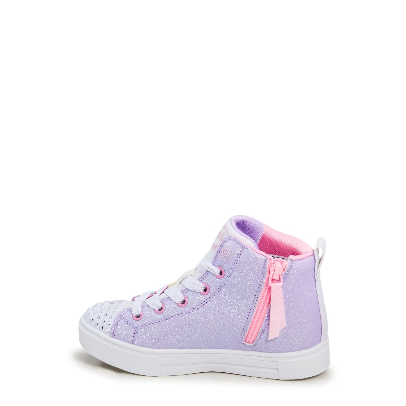 Youth Girls' Twinkle Sparks Heart Pop High Top Sneaker