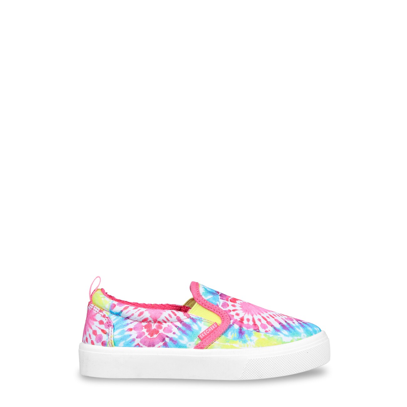 Skechers Youth Girls' Street Poppy Tie-Dye Loves Sneaker | The Shoe Company
