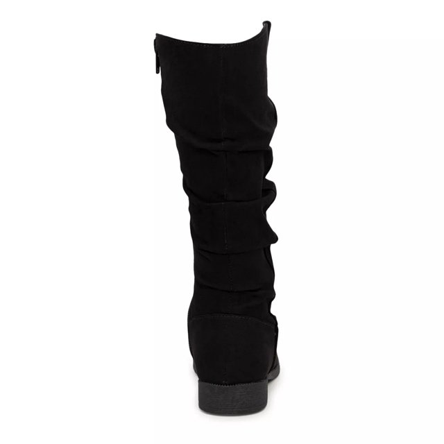 Girls black cheap high boots