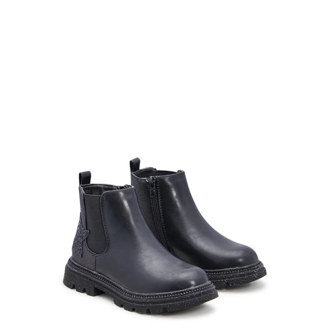 Kelly Katie Girls Kaylie Chelsea Bootie in Black Size 1 Medium