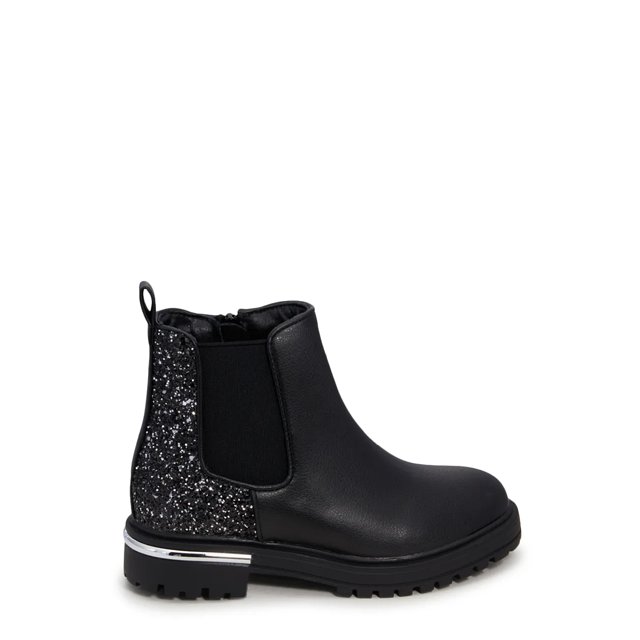 Mia Girls Becke Chelsea Boot in Black Size 5 Medium