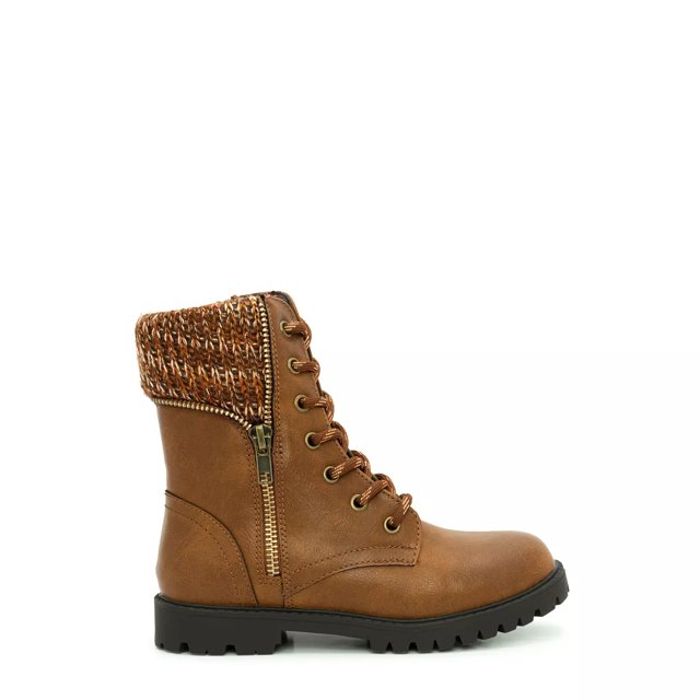 Olive Edie Youth Girls Combat Boot The Shoe Company