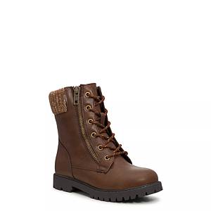 Brown lace up boots toddler clearance girl