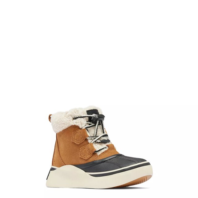 Sorel Out N About IV Chillz Waterproof Boots Youth 5 Taffy Black