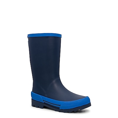 HISEA Kid Rain Boots Girls & Boys Waterproof Flexible Slip-On Cushioned  Wellies
