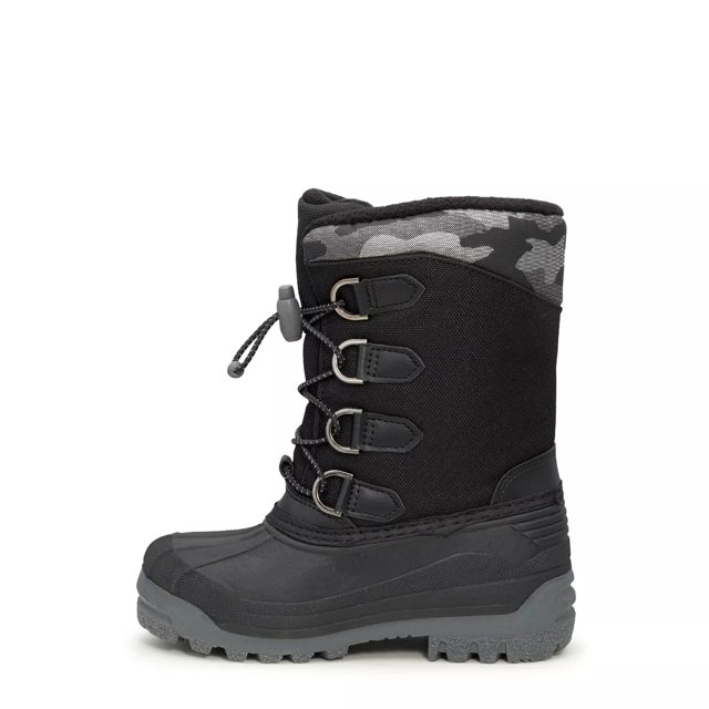 Elements Youth Boys Waterproof Camo Pac Winter Boot