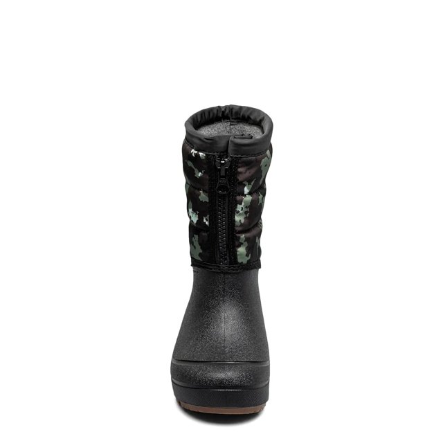Bogs Youth Boys Snow Shell Zip Camo Texture Wateproof Winter Boot