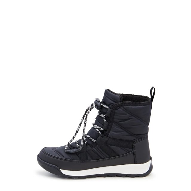 SOREL Whitney II Plus Lace Youth Waterproof Boot Size 2 Black
