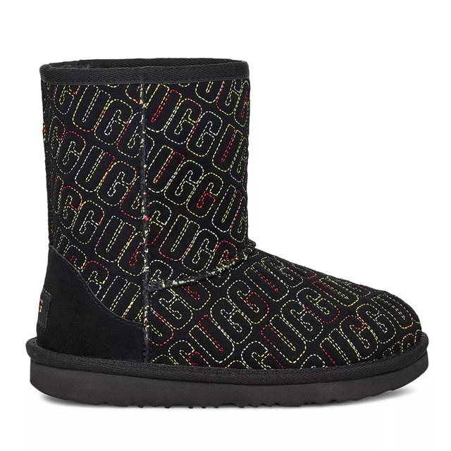 UGG Youth Girl s Classic ll Graphic Stitch Boot The Shoe Company