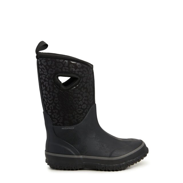 Elements Youth Girls Waterproof Leopard Print Winter Boot
