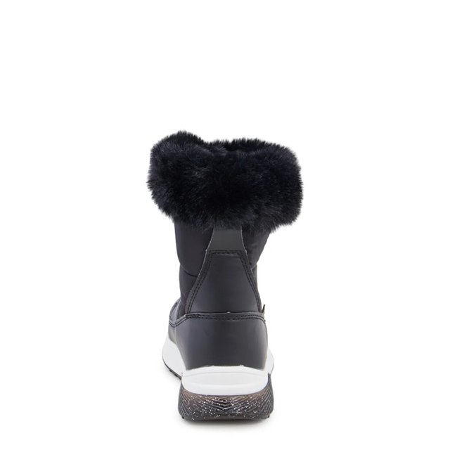 Girls black winter boots top