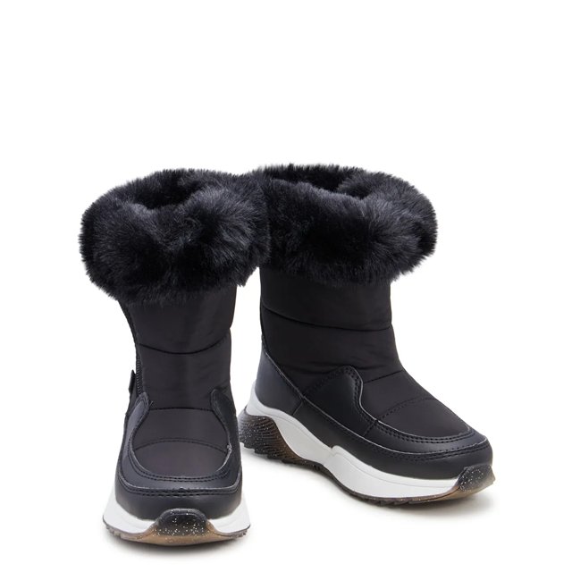 Elements Youth Girls Waterproof Zip Winter Boot