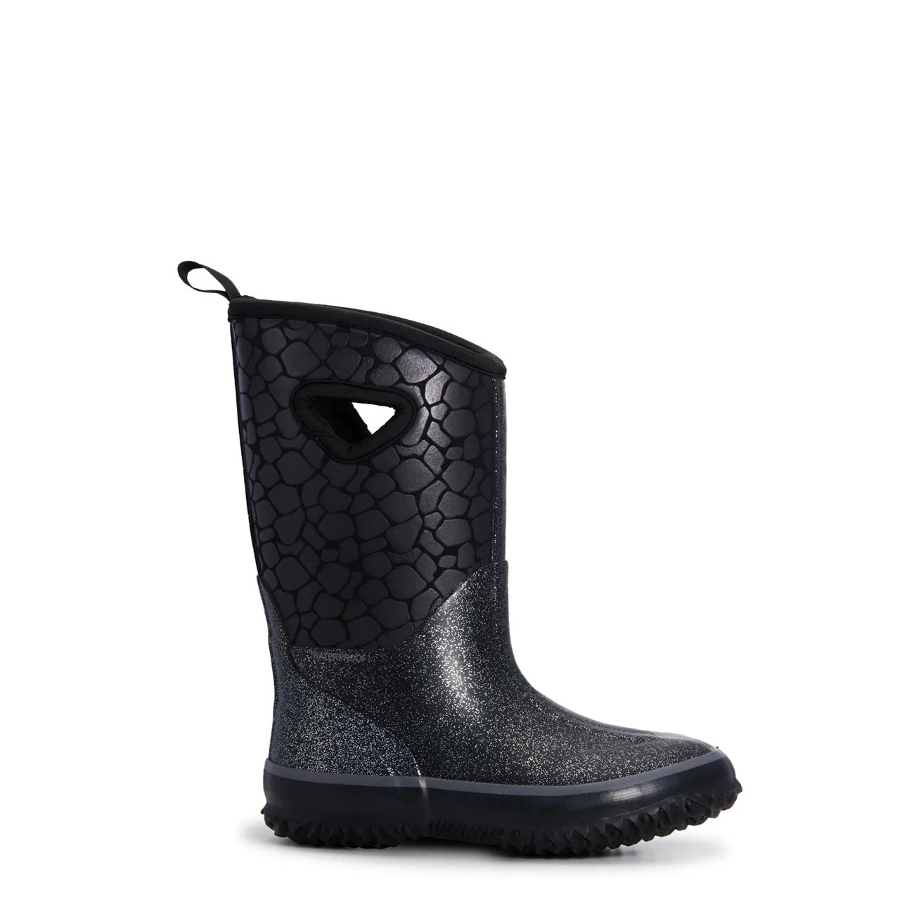 Youth Girls' Giraffe Print Waterproof Rain Boot