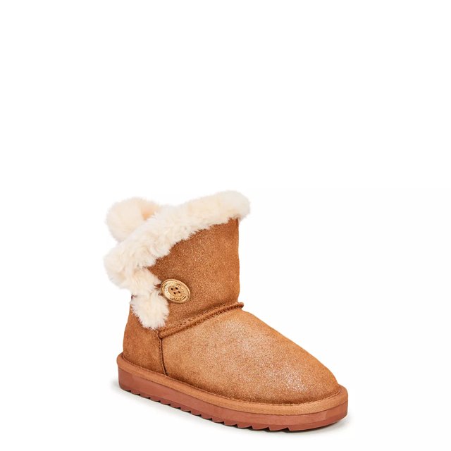 Girls brown winter boots 2025