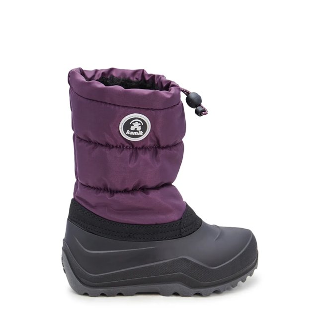 Kamik Girls Snowcozy Waterproof Winter Boot in Black Size 2 Medium