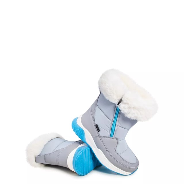Elements Youth Girls Zip Waterproof Winter Boot